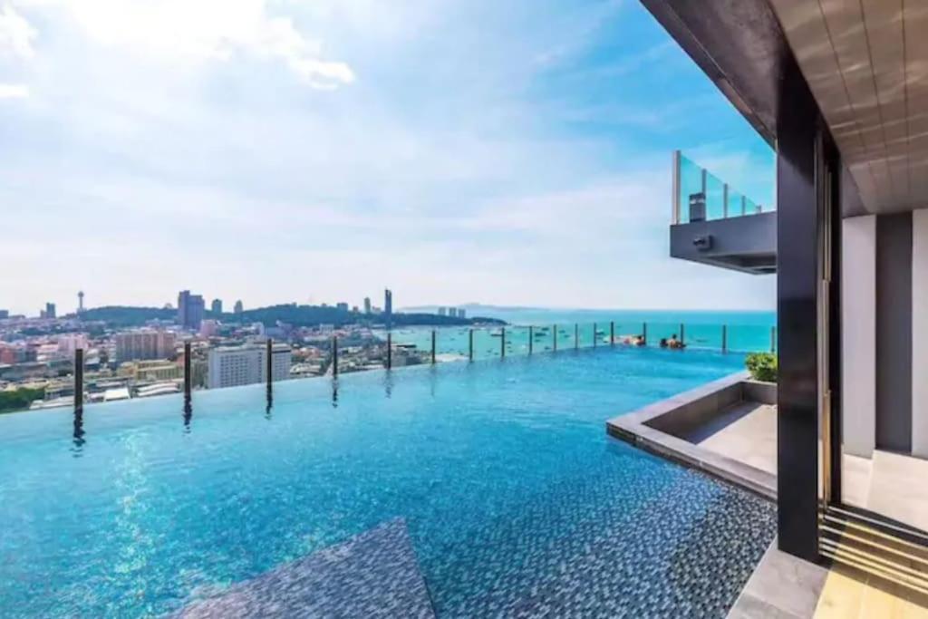 The Base Central Pattaya Quiet King-Bed With Infinity Pool & Free Netflix Exterior foto